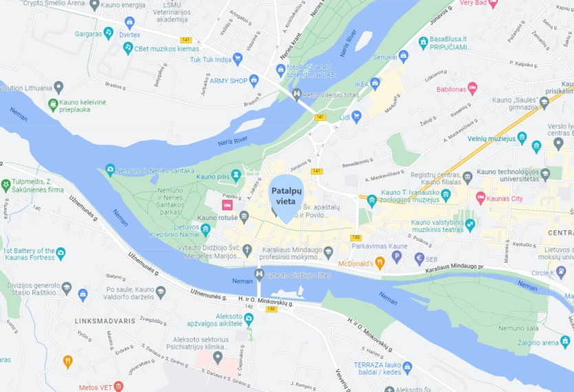 Nuomojamos administracinės, maitinimo, paslaugų, prekybos patalpos Kumelių g., Senamiestis, Kauno m., Kauno m. sav., 139.29 m2 ploto 5