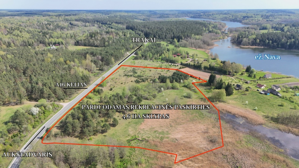 Parduodamas sklypas Vilūnų k., Trakų r. sav., 460 a ploto 4