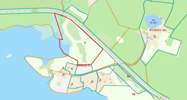 Parduodamas  sklypas Vilūnų k., Trakų r. sav., 460 a ploto 14