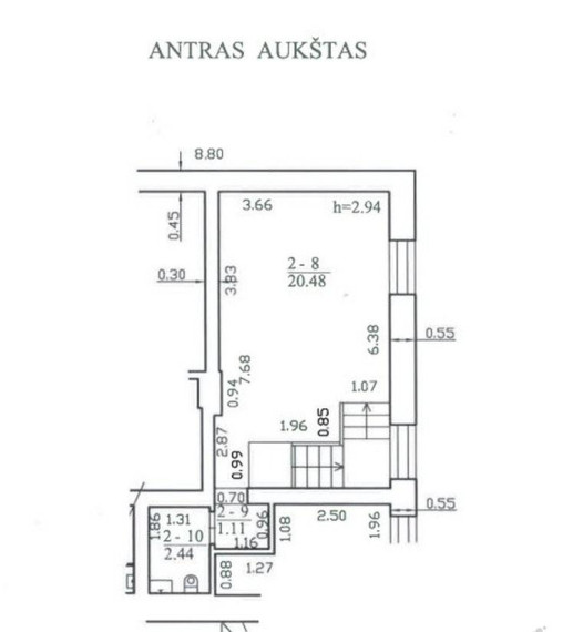 Parduodamos patalpos Turgaus a., Telšių m., Telšių r. sav., 72.53 m² ploto 14
