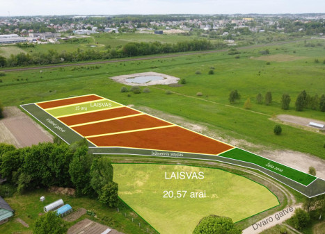 Parduodamas sklypas Dvaro g., Daržininkų k., Vilniaus r. sav., 20.57 a ploto
