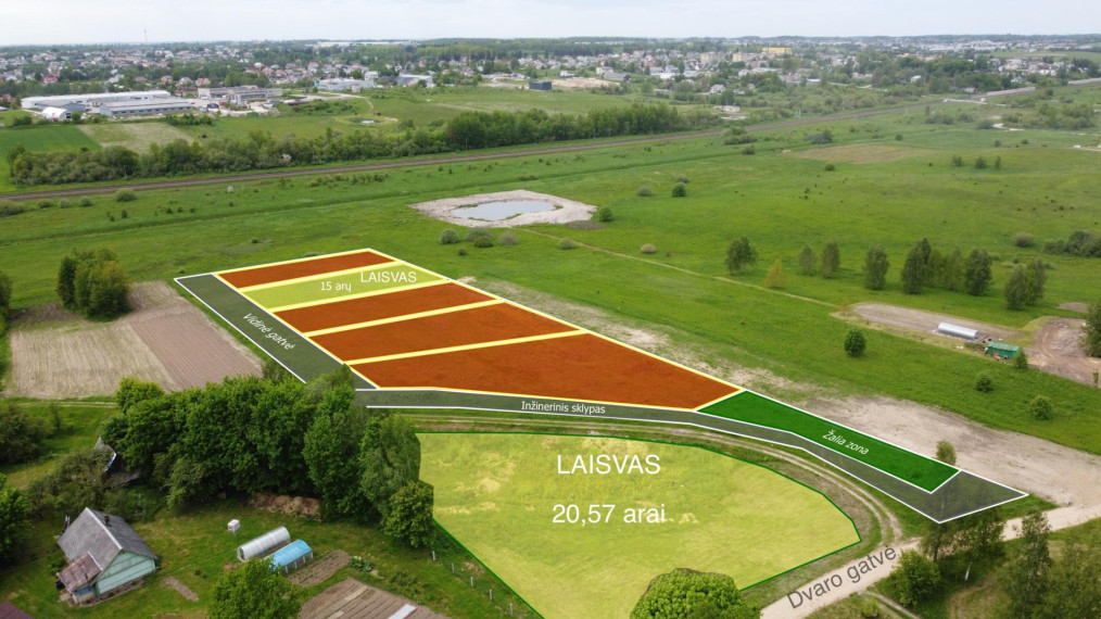 Parduodamas sklypas Dvaro g., Daržininkų k., Vilniaus r. sav., 20.57 a ploto 1