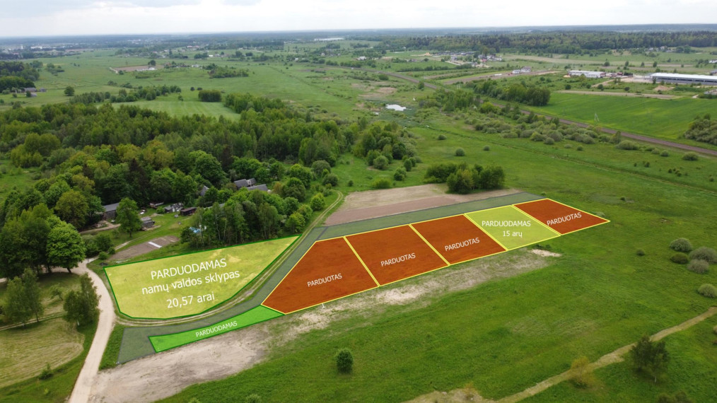 Parduodamas sklypas Dvaro g., Daržininkų k., Vilniaus r. sav., 20.57 a ploto 2