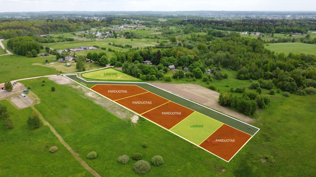 Parduodamas sklypas Dvaro g., Daržininkų k., Vilniaus r. sav., 20.57 a ploto 3