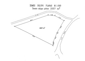 Parduodamas sklypas Dvaro g., Daržininkų k., Vilniaus r. sav., 20.57 a ploto 4