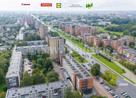 Parduodamas butas Tilžės g., Centras, Šiaulių m., Šiaulių m. sav., 35.84 m2 ploto, 2 kambariai