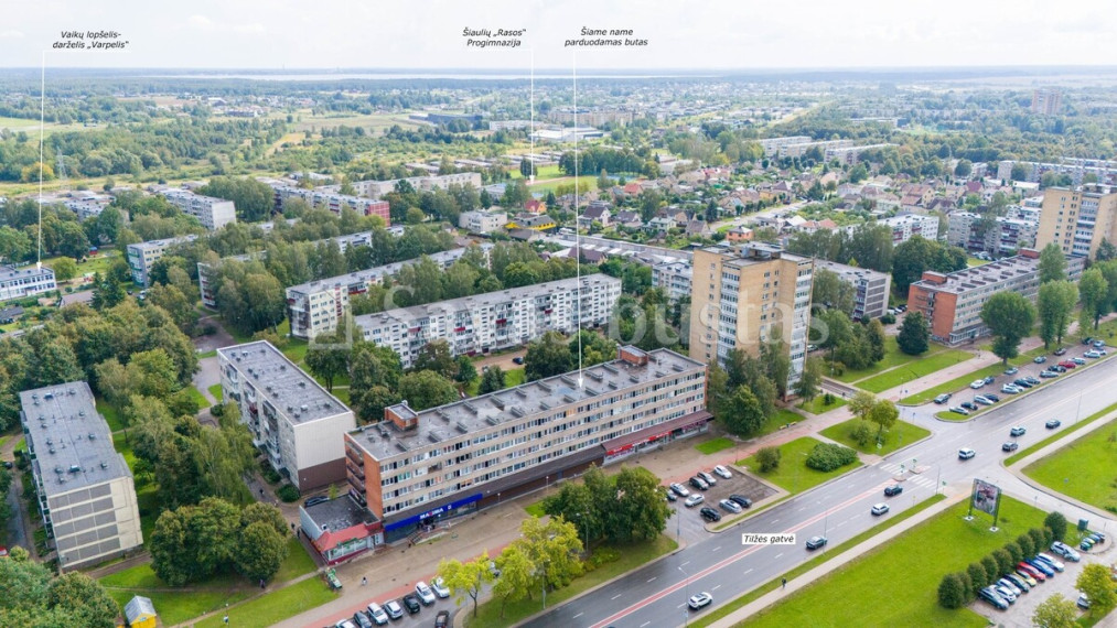 Parduodamas butas Tilžės g., Centras, Šiaulių m., Šiaulių m. sav., 35.84 m2 ploto, 2 kambariai 2