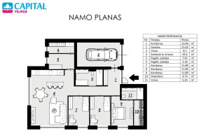 Parduodamas namas Žiedų g.6, Bukiškio k., Vilniaus r. sav., 147.51 m2 ploto, 1 aukštai 29