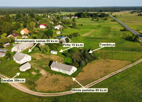 Parduodamas namas vilties, Grikiapelės k., Ignalinos r. sav., 65.68 m2 ploto, 1 aukštai Parduodamas namas vilties, Grikiapelės k., Ignalinos r. sav., 65.68 m2 ploto, 1 aukštai