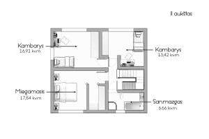 Parduodamas namas Juodvarnių g., Bajorai, Vilniaus m., Vilniaus m. sav., 110 m2 ploto, 2 aukštai 19