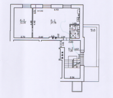 Parduodamas butas Turistų g., Ginduliai, Klaipėdos m., Klaipėdos m. sav., 42.55 m² ploto 2 kambariai 8