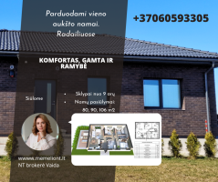 Parduodamas namas Piliavos g., Radailių k., Klaipėdos r. sav., 80 m² ploto 4 kambariai 1