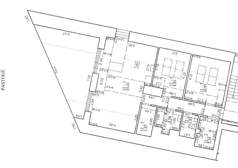 Parduodamas butas Aukštaičių g., Senamiestis, Vilniaus m., Vilniaus m. sav., 64.77 m² ploto 3 kambariai 2