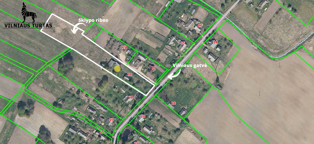 Parduodamas kitos paskirties sklypas Vilniaus g., Airėnų II k., Vilniaus r. sav., 60 a ploto 12