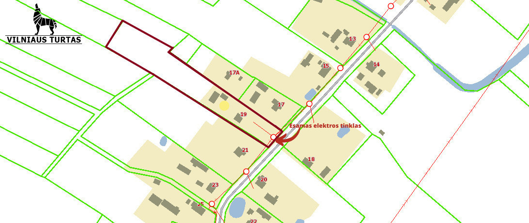 Parduodamas kitos paskirties sklypas Vilniaus g., Airėnų II k., Vilniaus r. sav., 60 a ploto 13