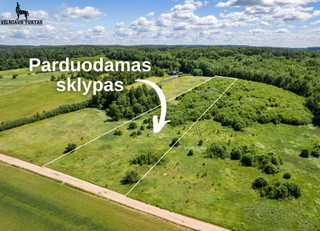 Parduodamas  sklypas Totoriškių k., Vilniaus r. sav., 100 a ploto