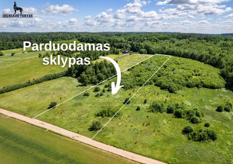 Parduodamas sklypas Totoriškių k., Vilniaus r. sav., 100 a ploto 1