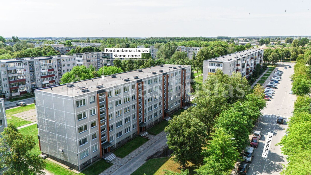 Parduodamas butas Lieporių g., Lieporiai, Šiaulių m., Šiaulių m. sav., 43 m2 ploto, 2 kambariai 1