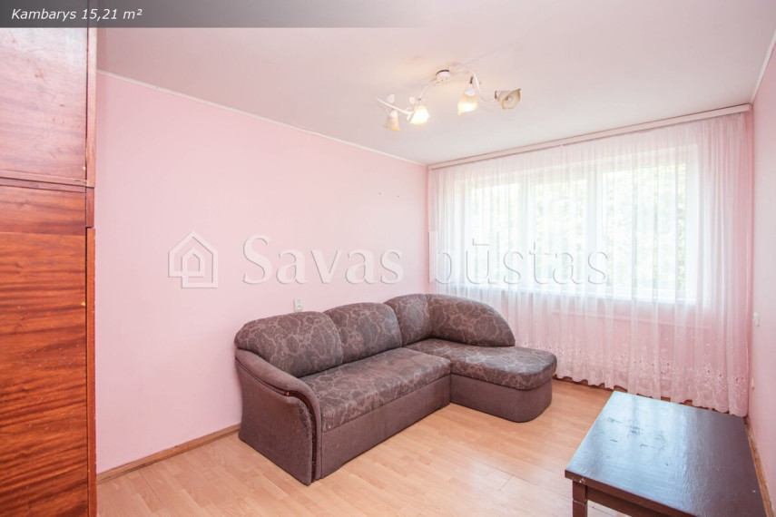 Parduodamas butas Lieporių g., Lieporiai, Šiaulių m., Šiaulių m. sav., 43 m2 ploto, 2 kambariai 5