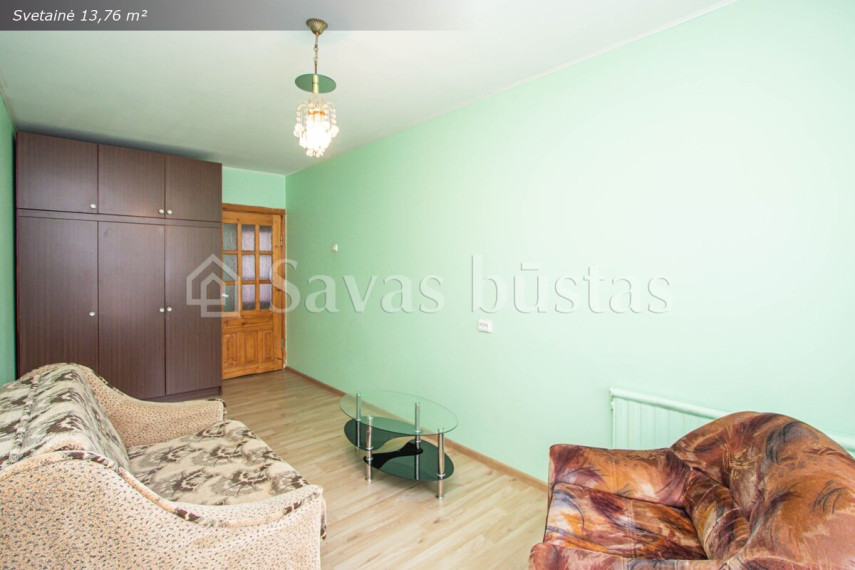 Parduodamas butas Lieporių g., Lieporiai, Šiaulių m., Šiaulių m. sav., 43 m2 ploto, 2 kambariai 6