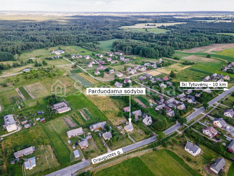 Parduodamas namas Draugystės g., Kiaunorių k., Kelmės r. sav., 55.25 m2 ploto, 2 aukštai 2