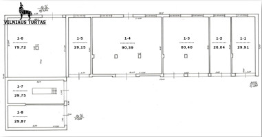 Nuomojamos gamybinės, kitos paskirties, sandėliavimo patalpos Verkių g., Baltupiai, Vilniaus m., Vilniaus m. sav., 26.64 m2 ploto 2