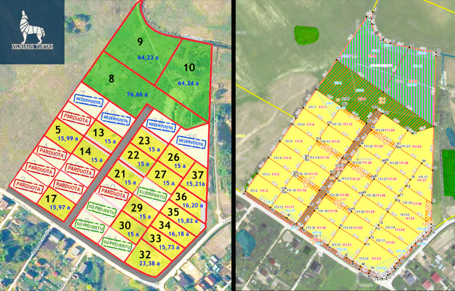 Parduodamas  sklypas Brinkiškių g., Brinkiškių k., Vilniaus r. sav., 15 a ploto 4