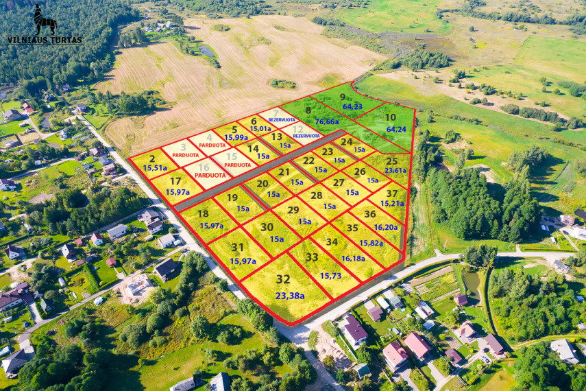 Parduodamas sklypas Brinkiškių g., Brinkiškių k., Vilniaus r. sav., 15 a ploto 1