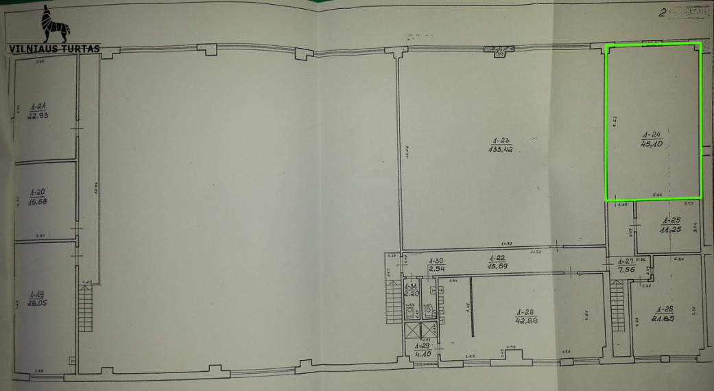 Nuomojamas butas Arimų g., Naujoji Vilnia, Vilniaus m., Vilniaus m. sav., 45.1 m2 ploto, 1 kambariai 2