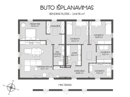 Parduodamas butas Subačiaus g., Centras, Vilniaus m., Vilniaus m. sav., 145 m2 ploto, 6 kambariai 28