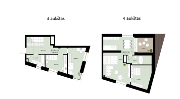 Parduodamas butas Aukštaičių g., Paupys, Vilniaus m., Vilniaus m. sav., 112.52 m² ploto 4 kambariai 5