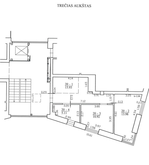 Parduodamas butas Aukštaičių g., Paupys, Vilniaus m., Vilniaus m. sav., 112.52 m² ploto 4 kambariai 6
