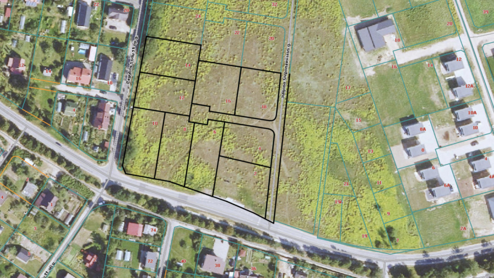 Parduodamas namų valdos paskirties sklypas Julijono Steponavičiaus g., Balsiai, Vilniaus m., Vilniaus m. sav., 8.36 a ploto 7