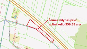 Parduodamas  sklypas Šilagalio k., Panevėžio r. sav., 390.6 a ploto 3
