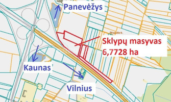Parduodamas  sklypas Šilagalio k., Panevėžio r. sav., 677.28 a ploto 5
