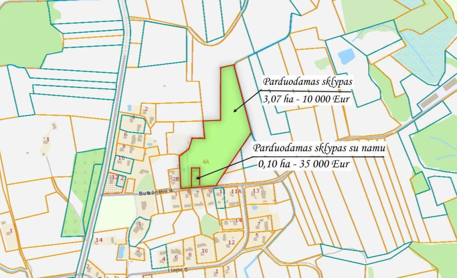 Parduodamas namas Tolučių k., Ukmergės r. sav., 61.85 m2 ploto, 1 aukštai 22