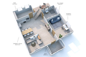 Parduodamas namas Ąžuolyno g., Dubingių mstl., Molėtų r. sav., 103 m2 ploto, 2 aukštai 19