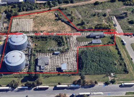 Nuomojamas komercinės paskirties sklypas Metalo g., Kirtimai, Vilniaus m., Vilniaus m. sav., 75 a ploto