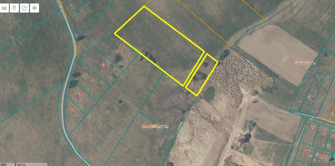 Parduodamas sklypas Markiškių k., 114 a ploto 4
