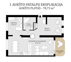 Parduodamas namas Saulėnų g., Putinai, Alytaus m., Alytaus m. sav., 209.59 m² ploto 5 kambariai 26