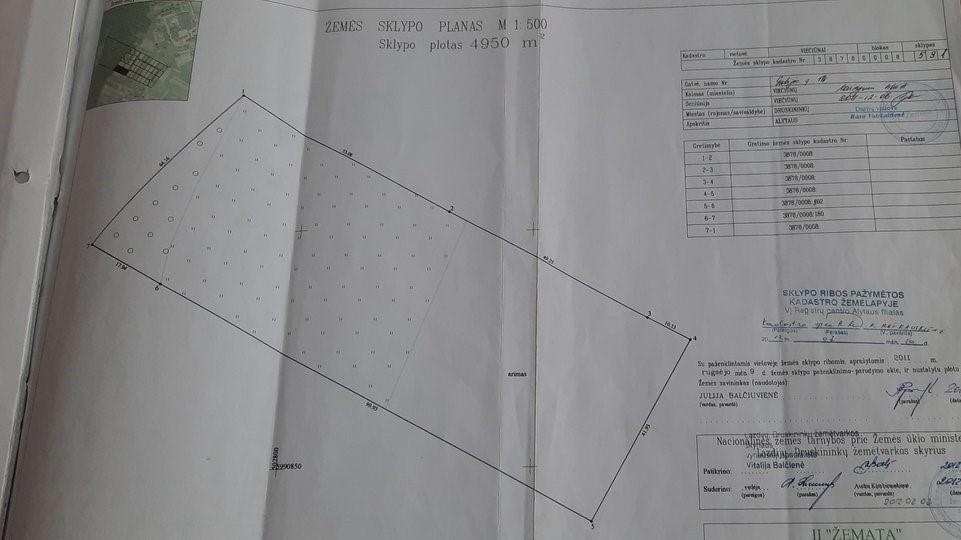 Parduodamas sklypas Gabijos g., Viečiūnų k., Druskininkų sav., 49.5 a ploto 4