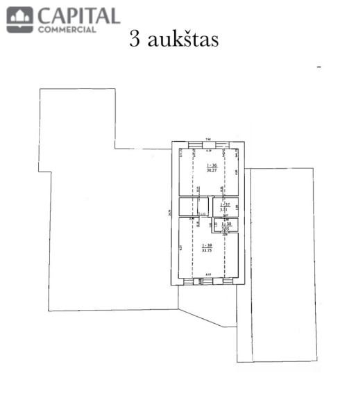 Nuomojamos administracinės patalpos Rasų g., Rasos, Vilniaus m., Vilniaus m. sav., 500 m2 ploto 23
