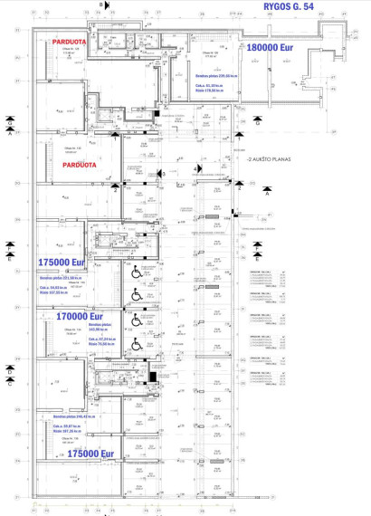 Parduodamos patalpos Rygos g., Justiniškės, Vilniaus m., Vilniaus m. sav., 37.07 m² ploto 3