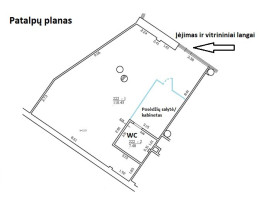 Parduodamos administracinės patalpos Fabijoniškių g., Fabijoniškės, Vilniaus m., Vilniaus m. sav., 117.93 m2 ploto 20