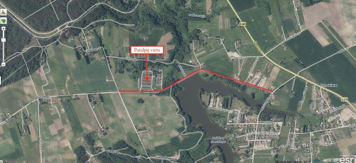 Nuomojamos gamybinės, kitos paskirties, sandėliavimo patalpos Gaižėnų, Virbališkių k., Kauno r. sav., 435 m2 ploto 12