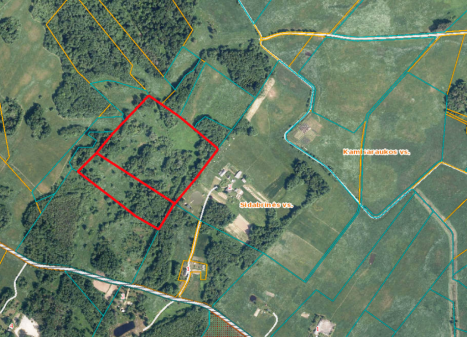 Parduodamas sklypas Baltakarčių k., Utenos r. sav., 671 a ploto