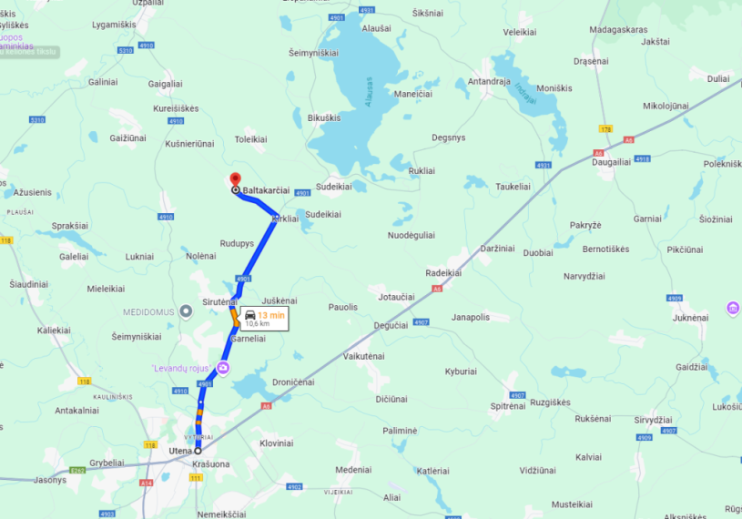 Parduodamas sklypas Baltakarčių k., Utenos r. sav., 671 a ploto 3