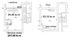 Parduodamos patalpos Rygos g., Justiniškės, Vilniaus m., Vilniaus m. sav., 107.56 m² ploto 11