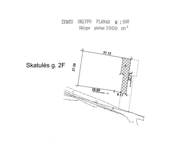 Parduodamas sklypas Skatulės g., Papiškių k., Vilniaus r. sav., 10 a ploto 6