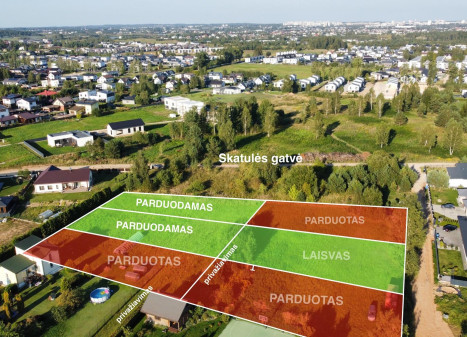 Parduodamas sklypas Skatulės g., Papiškių k., Vilniaus r. sav., 10.00 a ploto